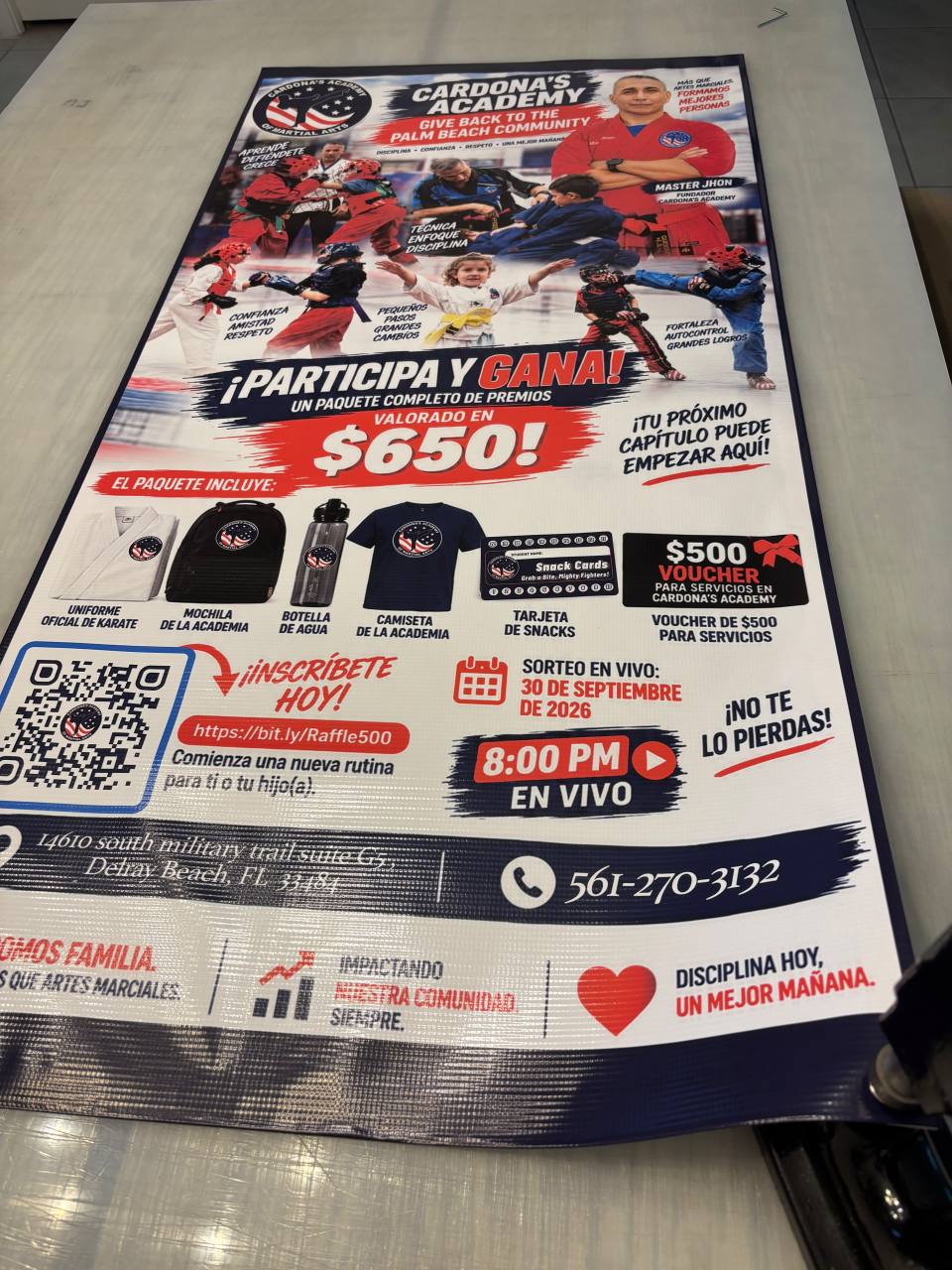 MAGV Graphics cardona academy event banner